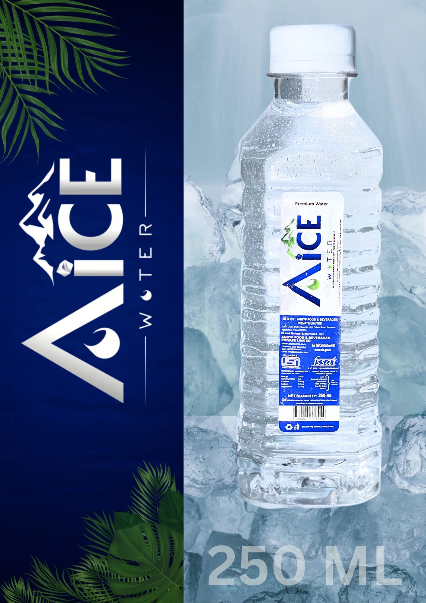 Aice Water 250 ml bottle
